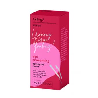 KILIG WOMAN stangrinamasis dieninis veido kremas AGE PREVENTING, 50 ml